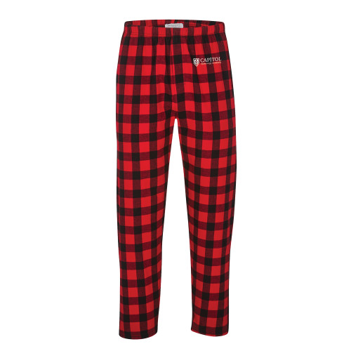  Boxercraft Red/Black Buffalo Unisex Flannel Pajama Pant - Primary Mark