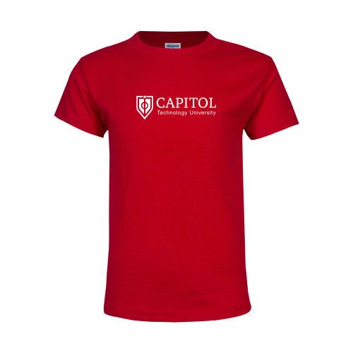  Youth Red T Shirt - Primary Mark