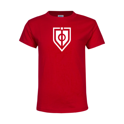  Youth Red T Shirt - Shield