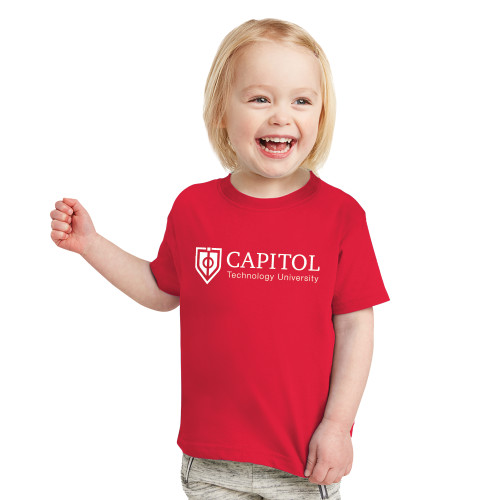  Toddler Red T Shirt - Primary Mark