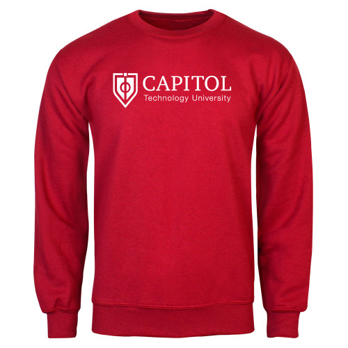  Red Fleece Crew - Primary Mark