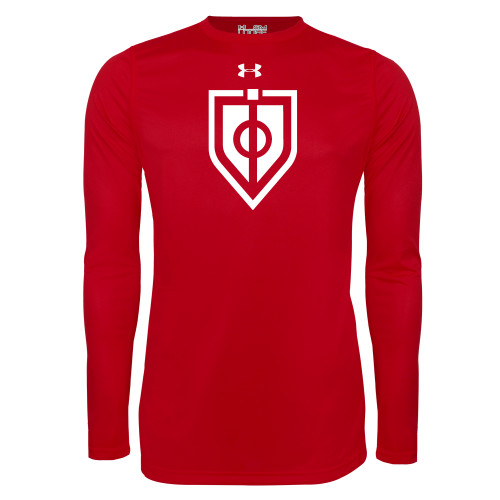  Under Armour Red Long Sleeve Tech Tee - Shield