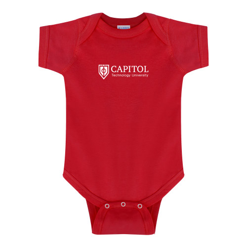  Red Infant Onesie - Primary Mark
