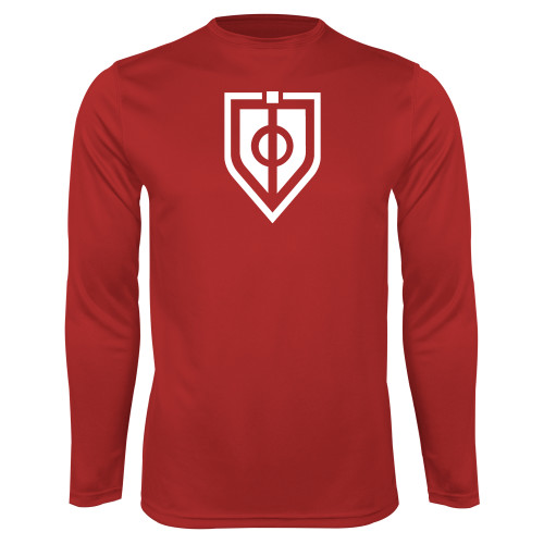  Red Performance Long Sleeve Shirt - Shield