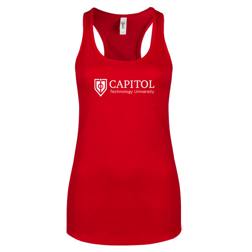  Next Level Racerback Tank Red - Primary Mark