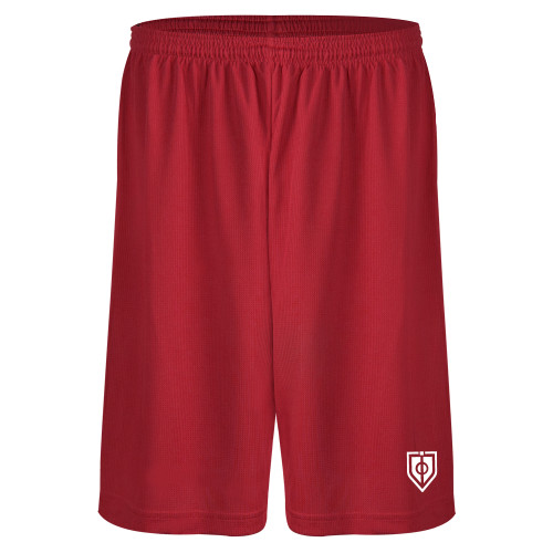  Red Performance Classic 9 Inch Short - Shield