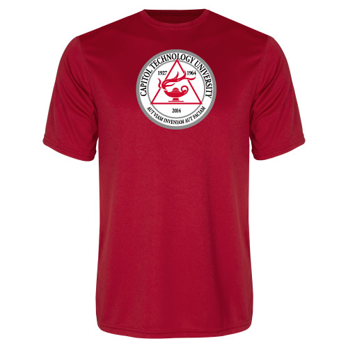  Red Performance Tee - University Seal