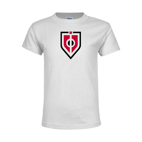  Youth White T Shirt - Shield