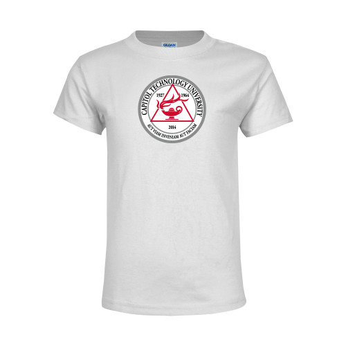  Youth White T Shirt - University Seal