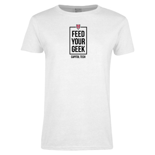 Main Image for  Womens White Short Sleeve Tee