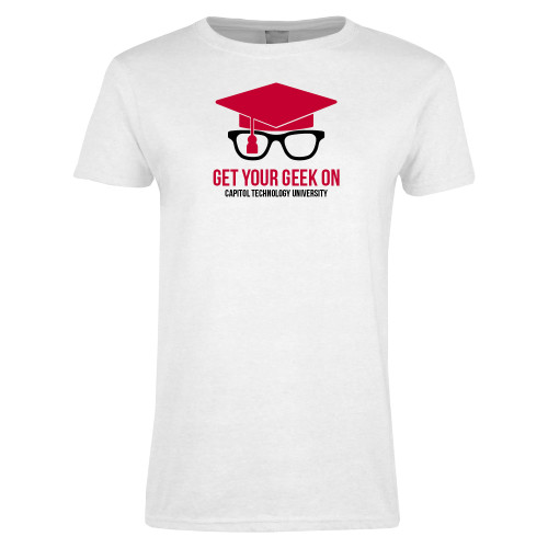 Main Image for  Womens White Short Sleeve Tee