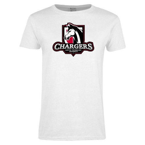 Main Image for  Womens White Short Sleeve Tee