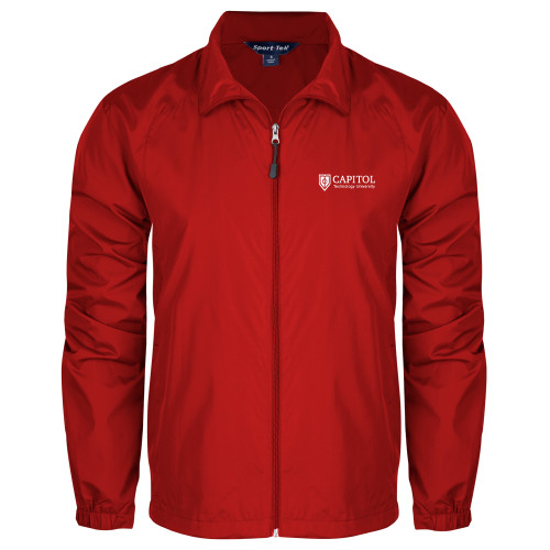  Red Full Zip Wind Jacket - Primary Mark