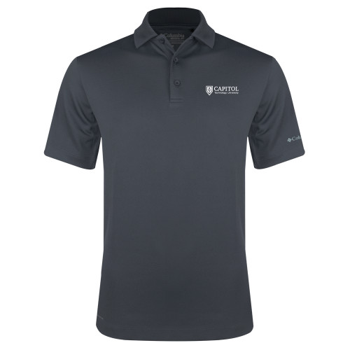  Columbia Charcoal Omni Wick Drive Polo - Primary Mark