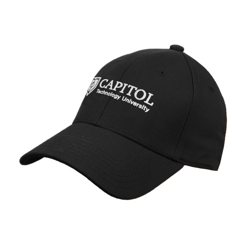 Capitol Technology Black Structured Adjustable Pro Style Hat
