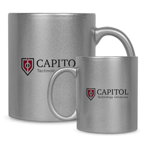  Full Color Silver Metallic Mug 11oz - Primary Mark