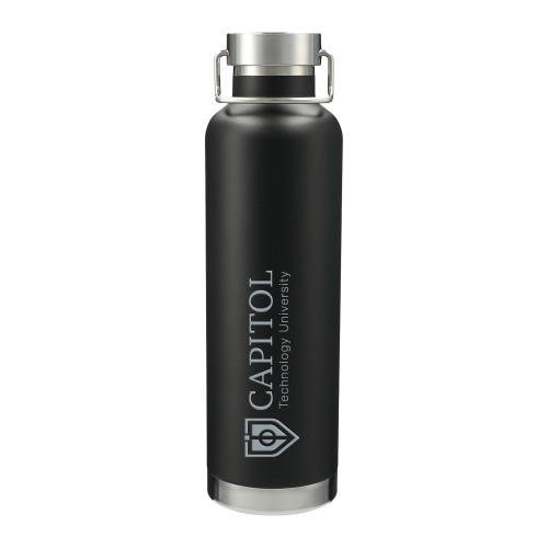  Thor Copper Vacuum Insulated Black Bottle 32oz - Primary Mark  Engraved