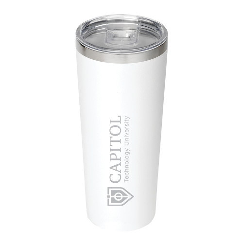 Thor Vacuum Insulated White Tumbler 22oz - Primary Mark  Engraved