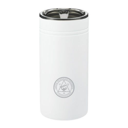  Sherpa Vacuum White Tumbler & Insulator 12oz - University Seal  Engraved