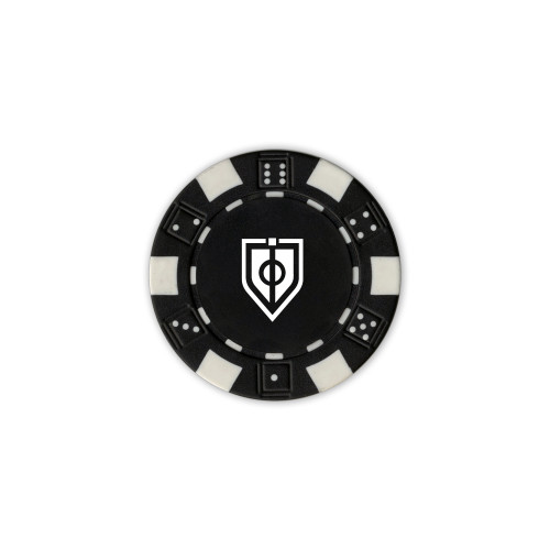  Black Game Chip - Shield