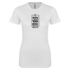 Thumbnail image for  Next Level Womens White Boyfriend Tee