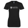 Thumbnail image for  Next Level Womens Black Boyfriend Tee
