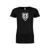 Thumbnail image for  Next Level Girls Black Fashion Fit T Shirt