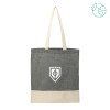 Thumbnail image for  Split Recycled Black Cotton Twill Convention Tote