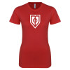 Thumbnail image for  Next Level Womens Red Boyfriend Tee