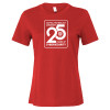 Thumbnail image for  Bella + Canvas Womens Red Relaxed Cotton T Shirt