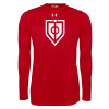 Thumbnail image for  Under Armour Red Long Sleeve Tech Tee