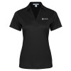 Thumbnail image for  Womens Black Performance Fine Jacquard Polo