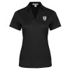 Thumbnail image for  Womens Black Performance Fine Jacquard Polo