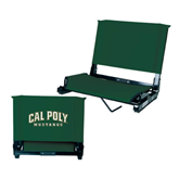 Cal Poly Full Length Dark Green Apron Calpoly w// Mustang