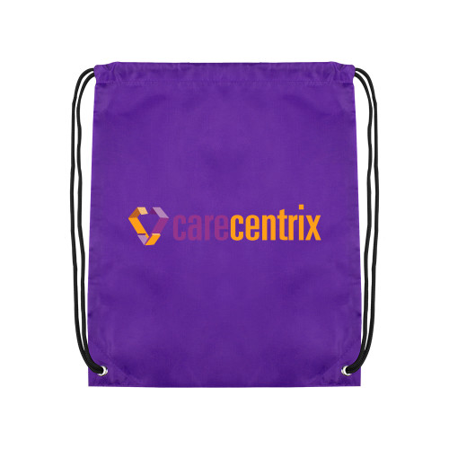 Purple Drawstring Backpack-Primary Mark