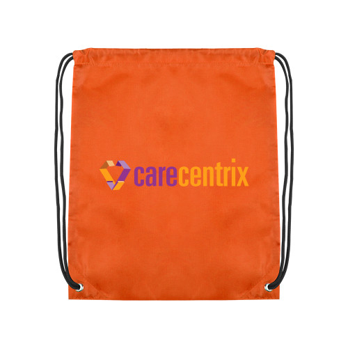 Orange Drawstring Backpack-Primary Mark