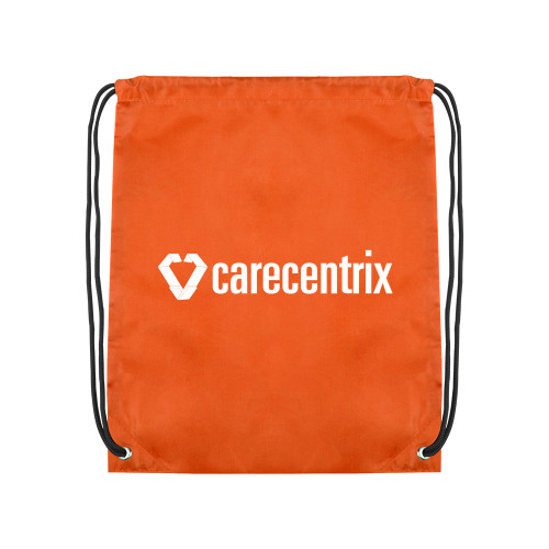 Orange Drawstring Backpack-Primary Mark