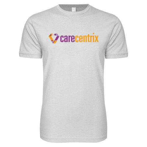 Next Level White SoftStyle T Shirt-Primary Mark