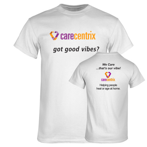 White T Shirt-Got Good Vibes?