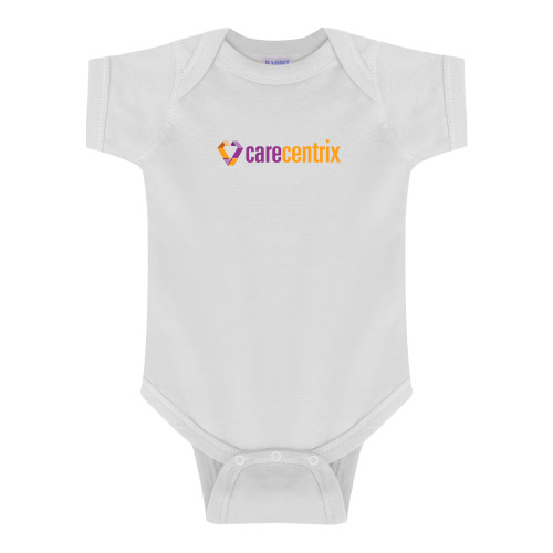 White Infant Onesie-Primary Mark
