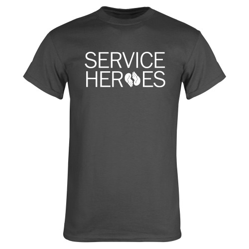 Charcoal T Shirt-Service Heroes
