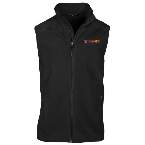 Black Softshell Core Vest-Primary Mark