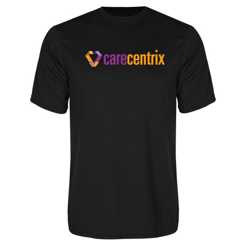 Black Performance Tee-Primary Mark