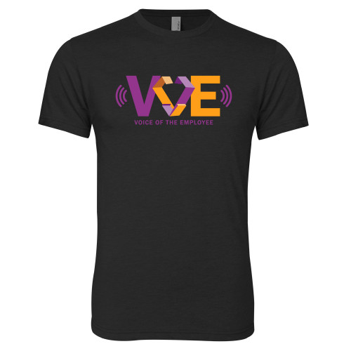 Next Level Black Triblend Tee-VOE