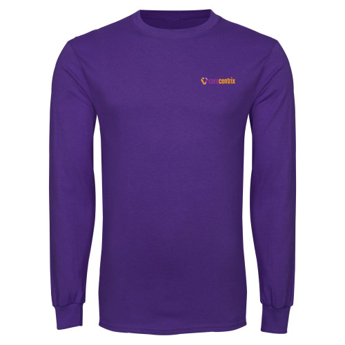 Purple Long Sleeve T Shirt-Primary Mark