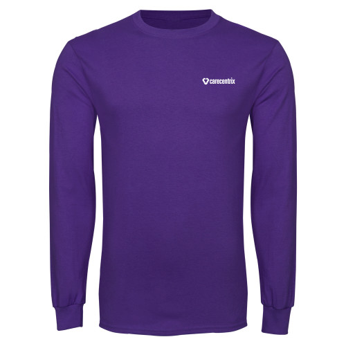 Purple Long Sleeve T Shirt-Primary Mark