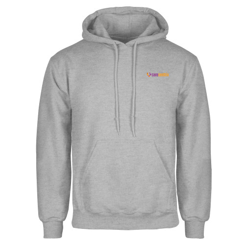 Grey Fleece Hoodie-Primary Mark