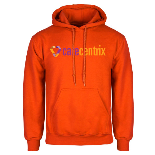 Orange Fleece Hoodie-Primary Mark