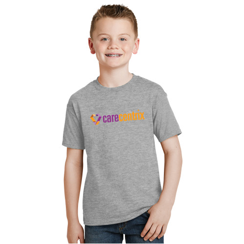Youth Grey T Shirt-Primary Mark