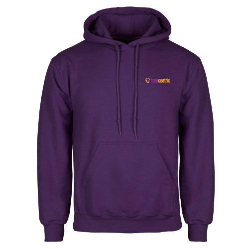 Purple Fleece Hoodie-Primary Mark